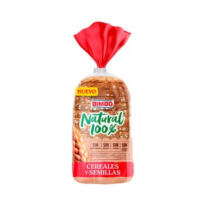 BIMBO Pan de molde de cereales y semillas natural 460 g.
