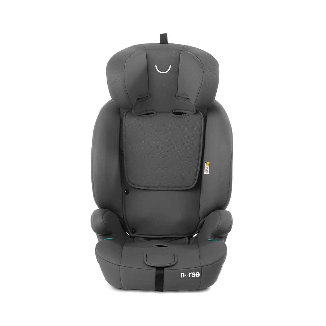 Silla de auto Grip, i-Size (76-150cm), color gris.