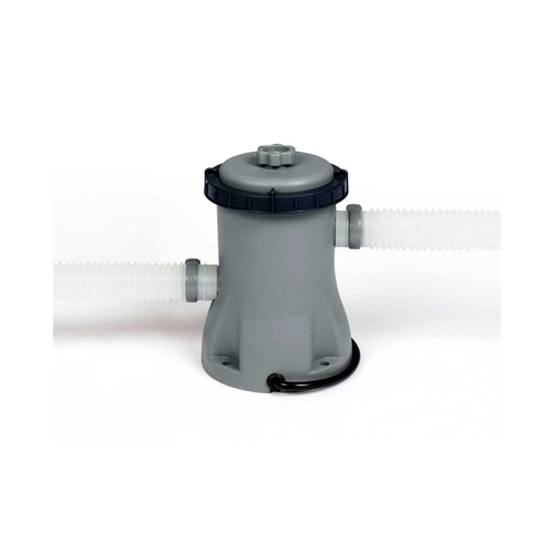 Piscina tubular con estructura metálica BESTWAY medidas 3,66X0,76 mts., con depuradora 1.249 litros/hora