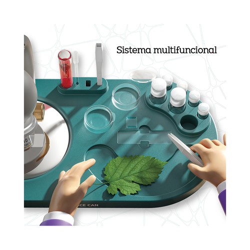 Microscópio de Laboratorio 1600 +8 Años SCIENCE CAN