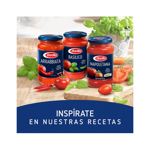 BARILLA Salsa Arrabbiata con base de tomate y pimientos rojos 400 g.