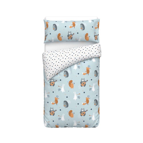 Alcampo Juego funda nórdica infantil para cama ESSENTIAL En