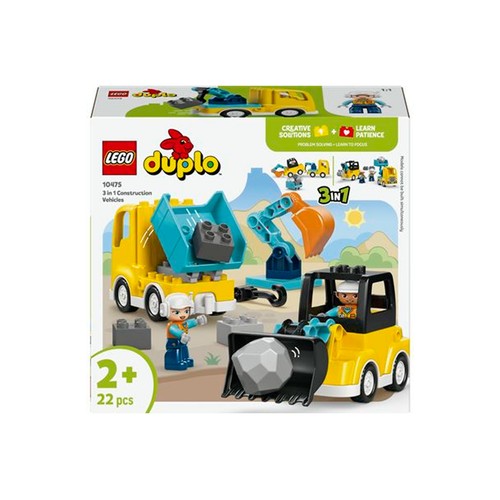 LEGO DUPLO Town 10475 Vehículos de Construcción “3 en 1”