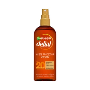 DELIAL Aceite solar bronceador en spray con factor de protección 20 (medio) 150 ml.