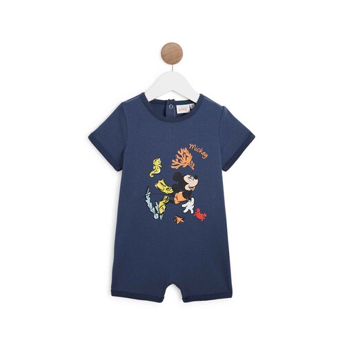 Pijama pelele de algodón para bebé DISNEY Mickey Mouse, talla 74.