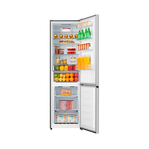Frigorífico combi 200,4cm HISENSE RB440N4BCE NO FROST, clasificación energética: E, H: 200,4cm, A: 59,5cm, F: 59cm, capacidad total: 336L.
