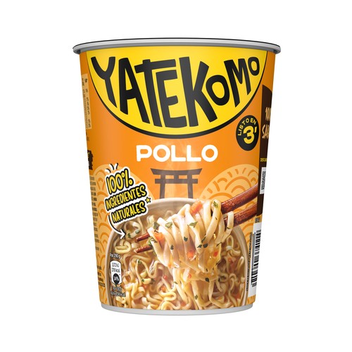YATEKOMO Fideos Orientales instantáneos pollo 61 g.