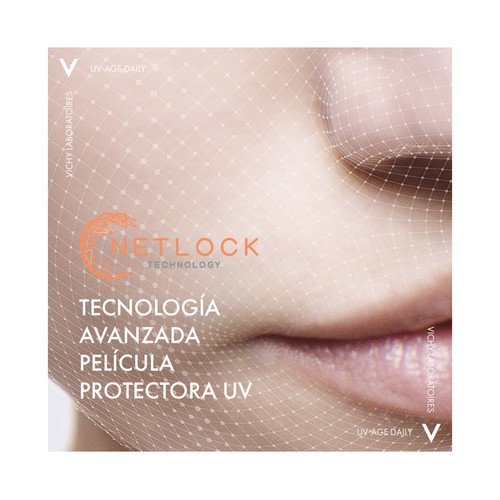 VICHY Protector solar facial con color, acción antiedad y FPS 50+ (muy alto) VICHY Capital soleil 40 ml.