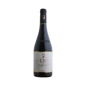 CM Vino tinto crianza con D.O. Ca. Rioja CM botella de 75 cl.