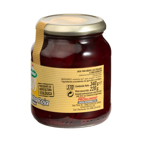 AMALUR Remolacha Roja Rodajas ecológico ALMALUR 230 g.