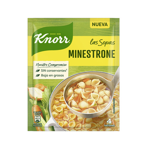 KNORR Sopa Minestrone sobre de 59 g.