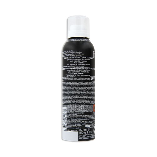 VICHY Gel de Afeitado VICHY HOMME 150 ml.
