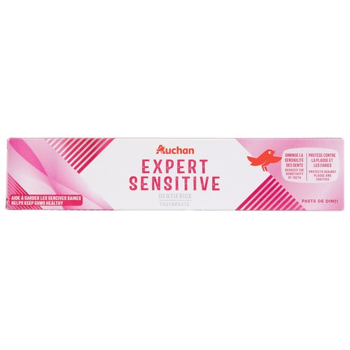 PRODUCTO ALCAMPO Expert sensitive Pasta de dientes que ayuda a disminuir la sensibilidad dental 75 ml.