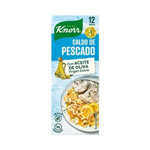 Imagen de KNORR Caldo de pescado pack de pastillas 12 uds. 120 g.