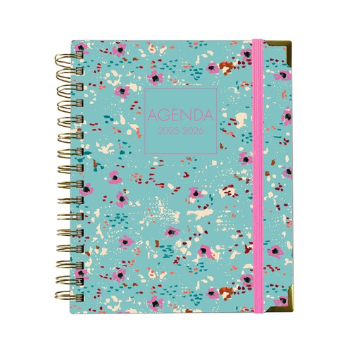 Agenda escolar 25/26, surtido de colores y diseños, MIMBEK.