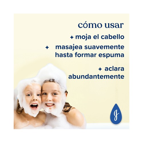 JOHNSON'S Kids Crema de peinado para cabello encrespado y rizado 200 ml.