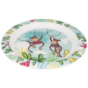 Plato infantil diseño animales apto para microondas
