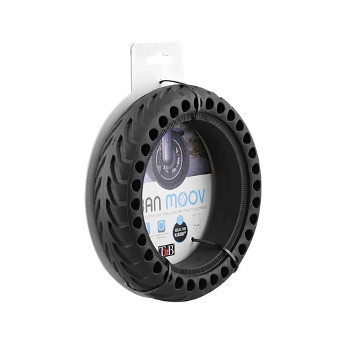 Neumático macizo para patinete eléctrico T´NB Urban Moov, diámetro 8,5 ".