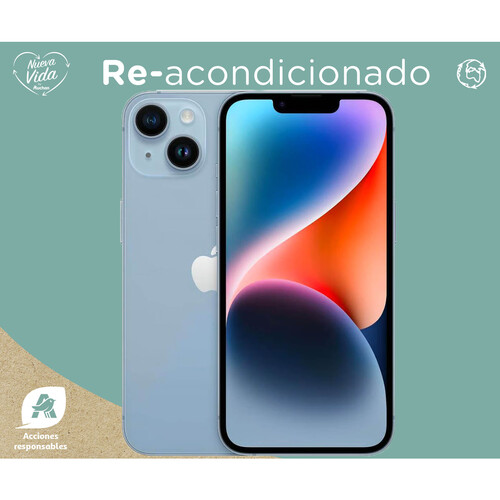 Apple iPHONE 14 128GB azul (REACONDICIONADO) - Alcampo ¡Haz tu