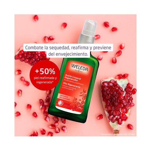 WELEDA Aceite corporal regenerador, con acción reafirmante y antioxidante 100 ml.