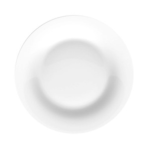 Plato Postre Quid Alice de 20cm Vidrio, Color Blanco.