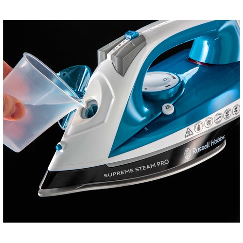 Plancha de vapor RUSSELL HOBBS Supreme Steam Pro 23971-56, suela cerámica, potencia 2600W.