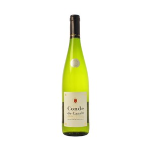 CONDE DE CARALT  Vino blanco seco con D.O. de Cataluña CONDE DE CARALT botella de 75 cl.