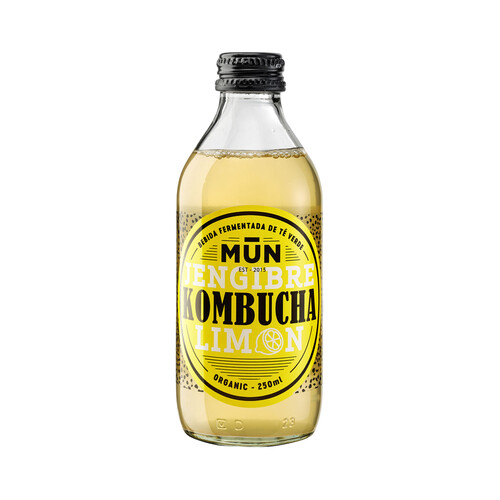 Kombucha de jengibre y limón MUN 250 g.