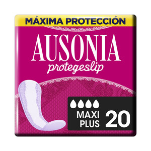 Imagen de AUSONIA Salvaslips maxi plus para todo tipo de perdidas AUSONIA 20 uds.