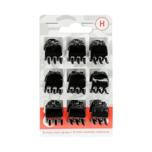 COSMIA Pinza de tamaño pequeño para cabello COSMIA 9 uds.