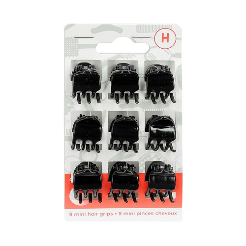 COSMIA Pinza de tamaño pequeño para cabello COSMIA 9 uds.