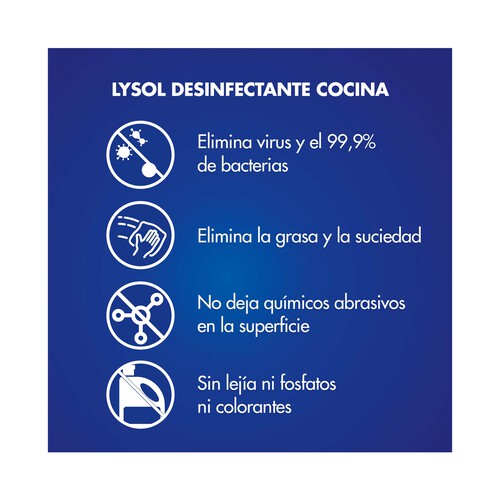 LYSOL Desinfectante para cocina LYSOL 750 ml.