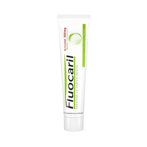 Pasta de dientes Bi Fluor anti-caries con sabor a menta FLUOCARIL 125 ml.