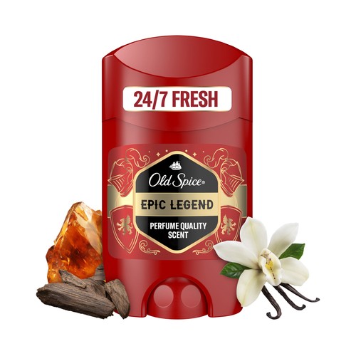 OLD SPICE Epic legend Desodorante en stick (barra) para hombre 50 ml.
