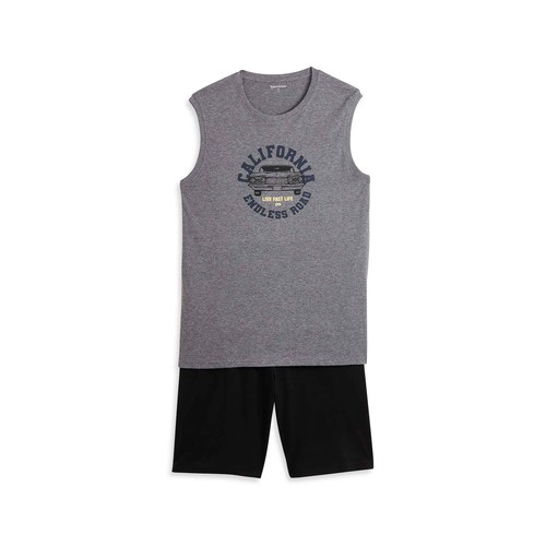 Pijama de algodón para hombre INEXTENSO, talla S.