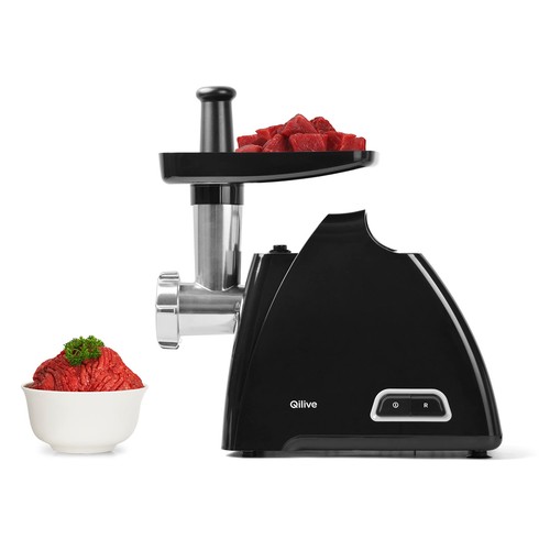 Picadora de carne QILIVE Q.5763, 1700W, 3 placas de molienda.