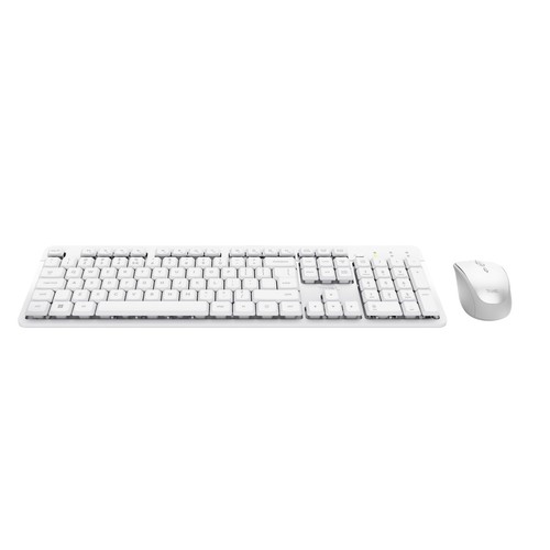 Set de teclado y ratón inalámbricos TRUST ODYII, universal, color blanco
