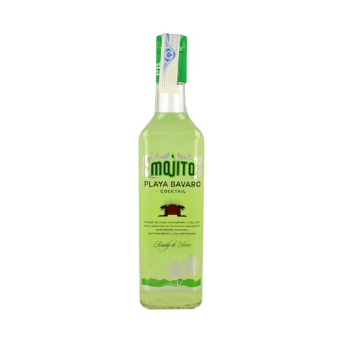 PLAYA BAVARO Cocktail de mojito PLAYA BÁVARO botella de 70 cl.