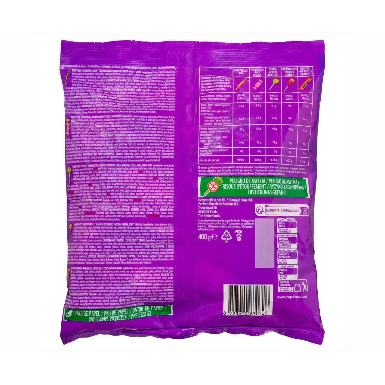 Caramelos creepy mix 400 g.
