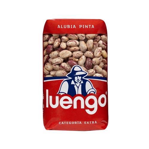LUENGO Extra Alubia pinta en paquete de 500 g.