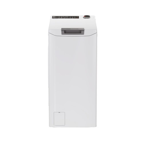 Lavadora HOOVER THO286TM5-S 8KG, color blanco, clasificación energética: A, 1200RPM, H: 86cm, A: 41cm, F: 60cm.
