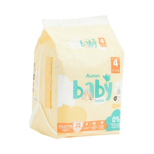 PRODUCTO ALCAMPO Baby Pants (braguitas) de aprendizaje talla 4 (8-15 kg) 22 uds.