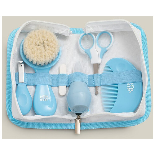 Set de higiene con neceser de koala azul, INTERBABY.