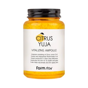 FARMSTAY Citrus yuja Ampolla antiedad y rejuvenecedora, para pieles apagadas 250 ml.