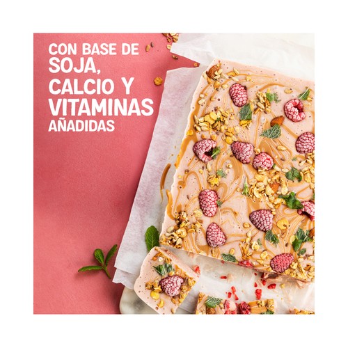 ALPRO Especialidad 100% vegetal de soja con frambuesa y manzana 400 g