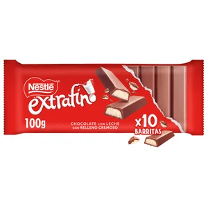 NESTLÉ Extrafino Chocolate con leche y crema de leche 100 g.