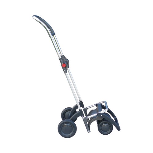 Carrito para la compra plegable de aluminio, 6 ruedas, 3 bolsillos, 43 litros, color azul, Logis Tour ROLSER.