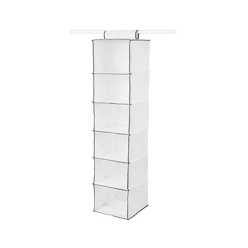 Estante vertical con 6 baldas.