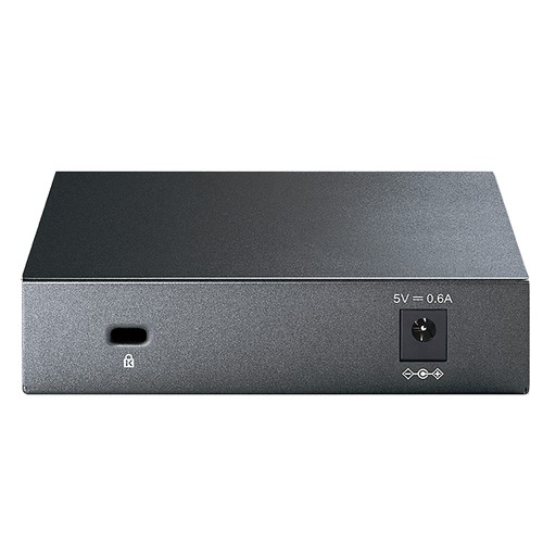 Switch TP-LINK TL-SG105S, 5 puertos Ethernet RJ45, 10/100/1000 Mbps.