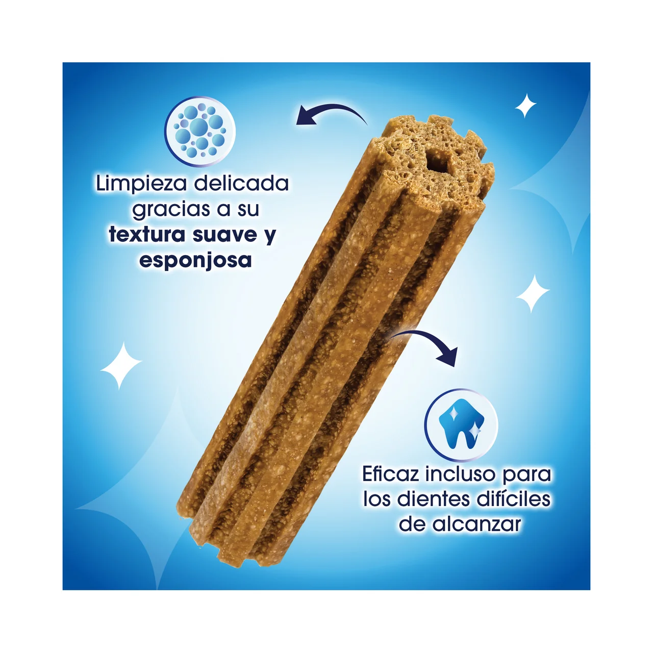 PURINA DENTALIFE Snacks dental para perros de raza grande, 4 uds. 142 g.